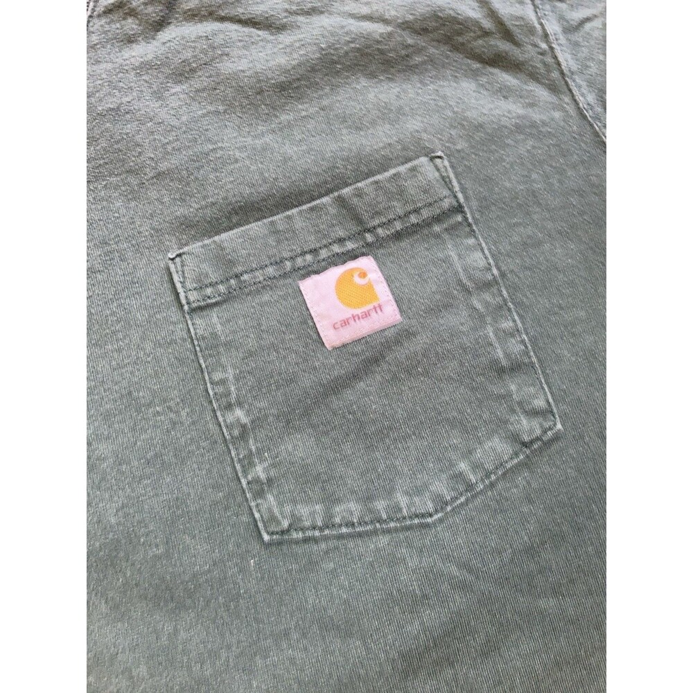 Carhartt Pocket T Shirt Men’s XL Tall Green Short Sleeve Faded Vintage Inspired - Picture 6 of 16